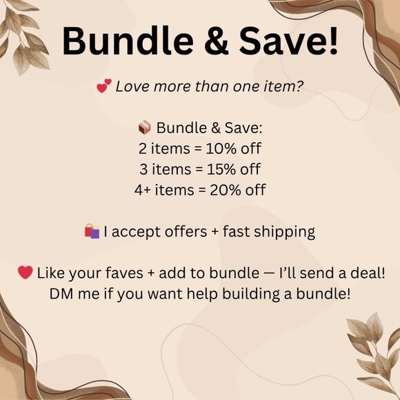 Bundle & Save Deals 💌 | Discounts for 2+ Items - Picture 1 of 1